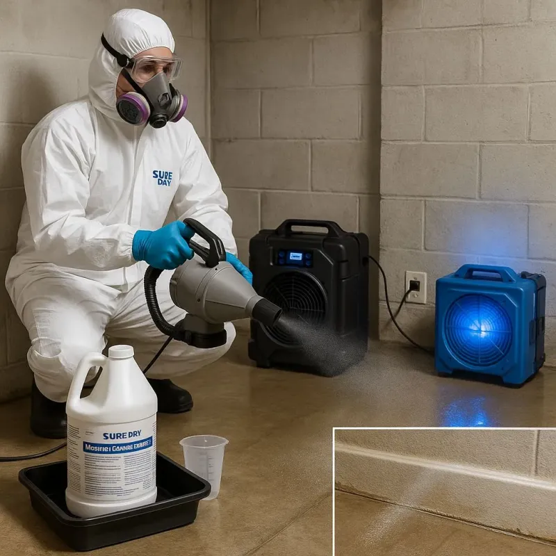 Sanitization and Odor Removal process in Spanaway, WA