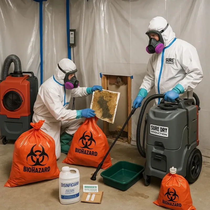 Contaminated Water Handling Protocols process in Spanaway, WA